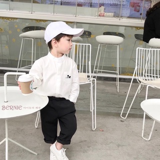 [XẢ KHO] Set sơ mi trắng quần Tây Micky bé trai
