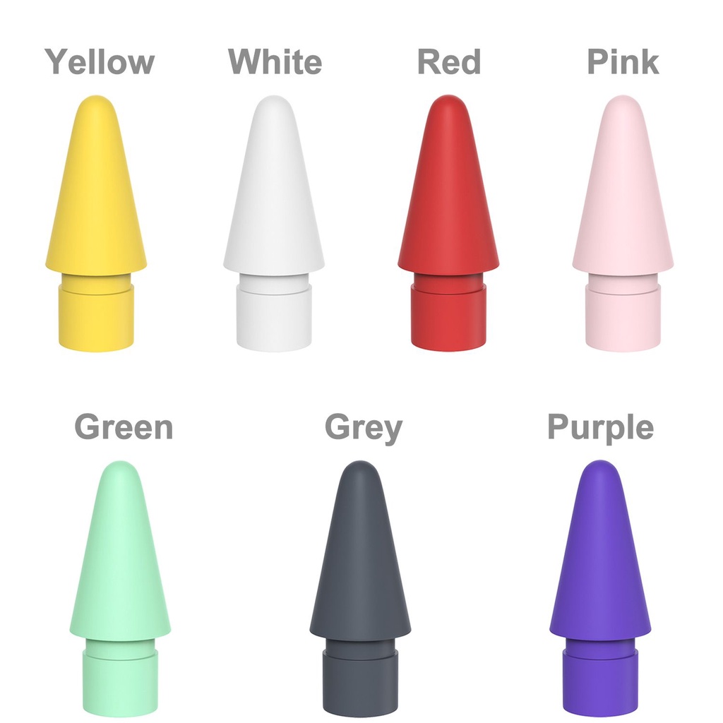 Đầu ngòi bút thay thế nhiều màu sắc thích hợp cho Apple Pencil 1/2