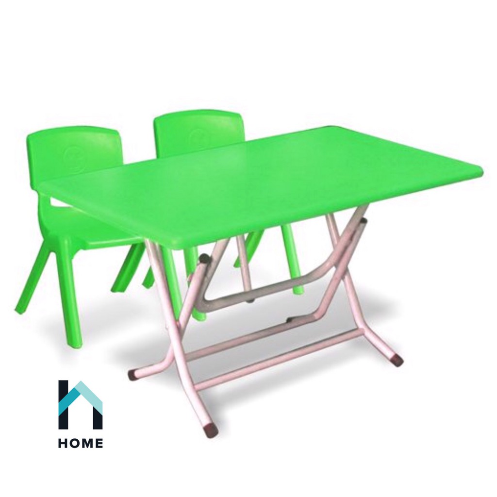 Bàn Học Sinh Mẫu Giáo Mầm Non Mặt Nhựa Khúc Khung Sắt Sơn Chắc Chắn | BigBuy360 - bigbuy360.vn