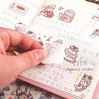 Sticker cô gái dài 39cm