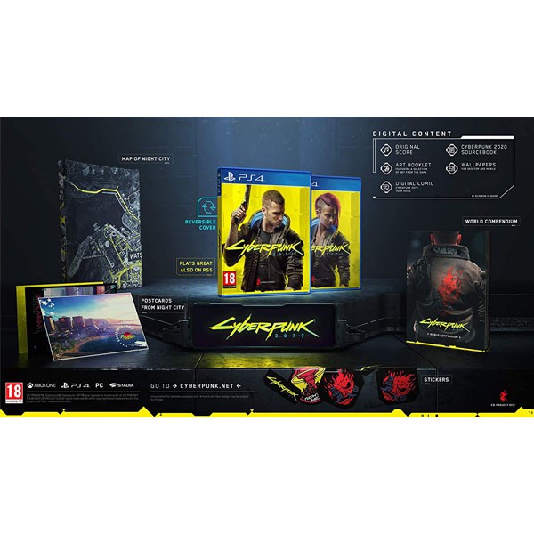 [Mã SKAMCLU9 giảm 10% đơn 100K] Đĩa Game PS4: CyberPunk 2077 - Asia/EU/US