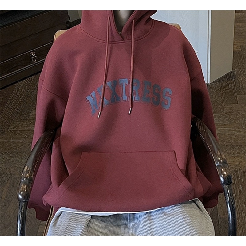 Áo Hoodie Nỉ Bông NXXTRESS Tay Dài Có Túi Bụng Unisex