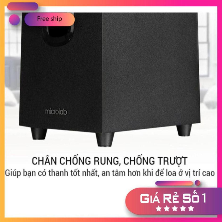 ⚡ XẢ HÀNG -  Loa Vi Tính Microlab M-108 2.1 - Âm Bass hay, ấm. Hàng chính hãng bảo hành 6 tháng