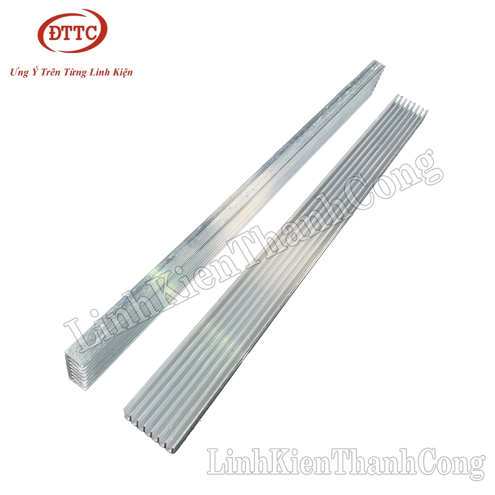 Nhôm Tản Nhiệt 8 Cánh Thanh Dài 50cm (500x43x17mm)