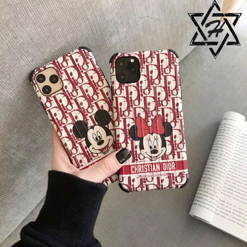 Ốp Điện Thoại Chống Rơi In Hình Chuột Mickey Minnie Đáng Yêu Cho Iphone 12promax Xsmax Xr 8 / 7plus | BigBuy360 - bigbuy360.vn