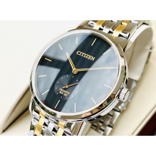 Đồng Hồ Citizen Nam Chính Hãng, Citizen BE9174 - 55E Dây Thép Mặt Đen Fullbox.