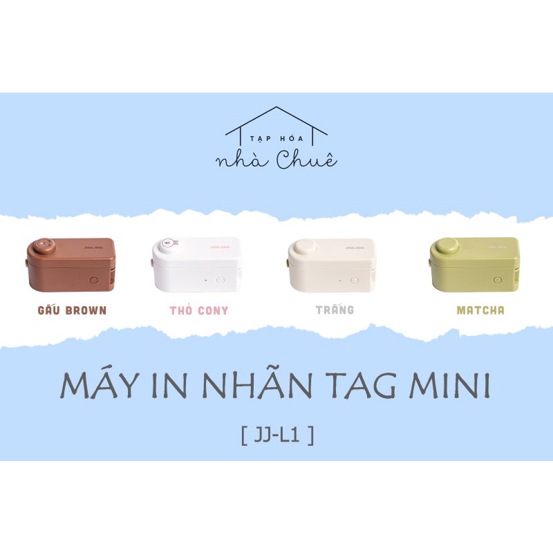 [Có sẵn] MÁY IN NHÃN TAG BLUETOOTH MINI BỎ TÚI SIÊU TIỆN DỤNG