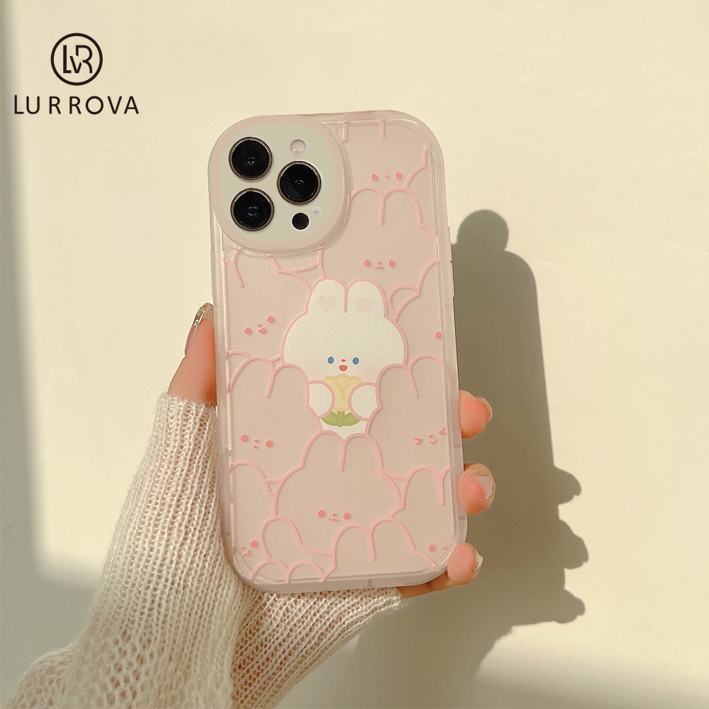Lurrova ốp lưng OPPO Reno 7Z 5G Reno6Z 5G Reno 7 5G Reno 6 5G Reno 5 Reno 5Z 5G Reno 2F Reno 2Z Reno 7 Lite 6 Lite Vỏ điện thoại silicon hình thỏ dễ thương