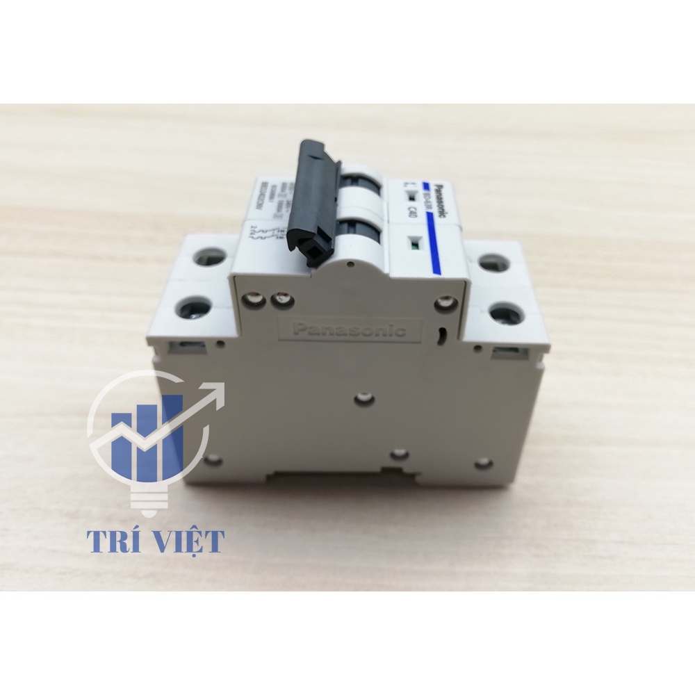 CB MCB 1 pha 2 cực 2 tép tự động Panasonic 10A 16A 20A 25A 32A 40A 50A 63A