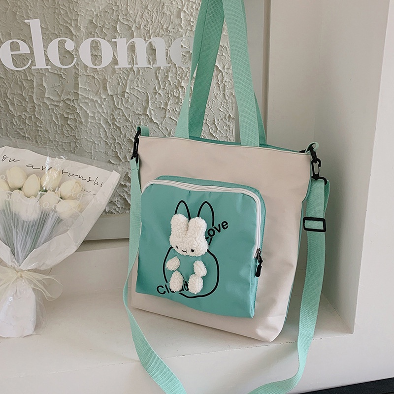 Túi Xách Canvas Cỡ Lớn Thiết Kế Mới Năng Động Thời Trang