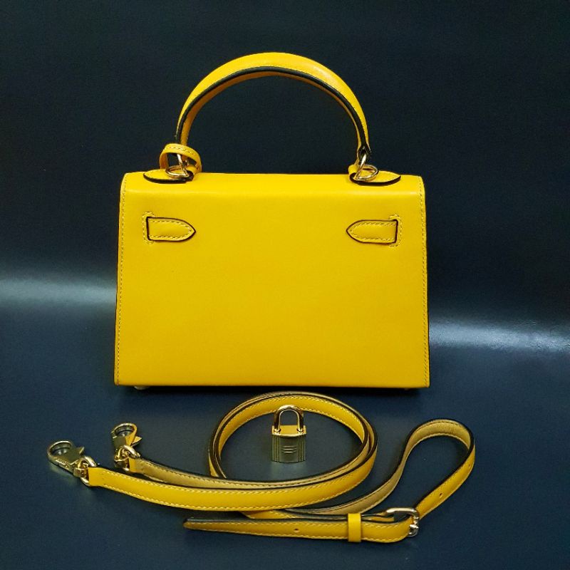 Túi Kelly da thật - size 20 - Handmade