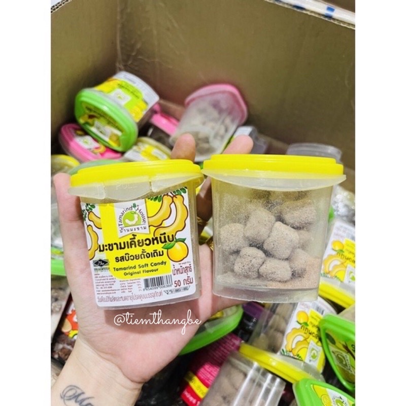 Kẹo Me Thái Có Độ Dai Dẻo Phủ Lớp Mận Bên Ngoài Hũ 50G