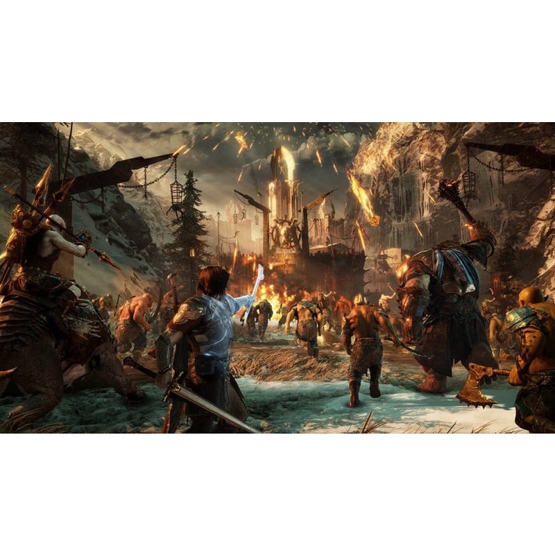 Đĩa Game PS4 : Middle Earth Shadow of Mordor Game Of The Year Likenew