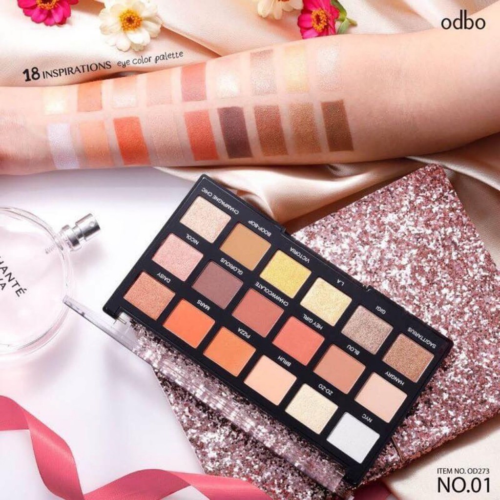(CÓ SẴN - ẢNH THẬT) Bảng Màu Mắt 18 Ô Inspirations OD273 | BigBuy360 - bigbuy360.vn