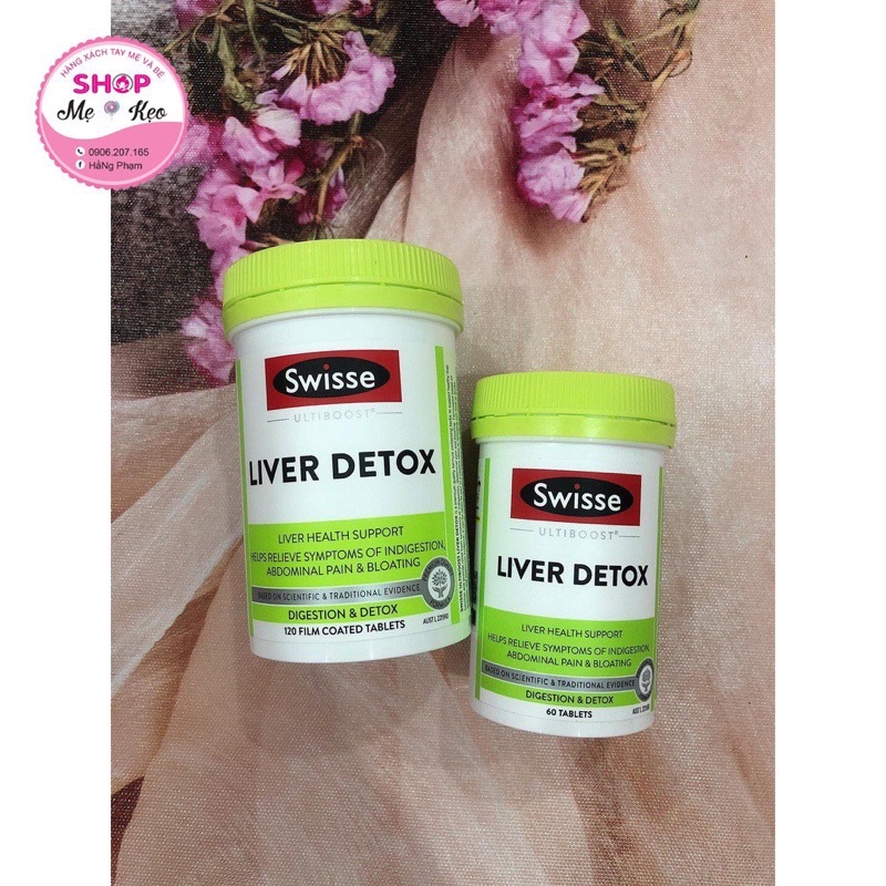 Viên Uống Hỗ Trợ Thải Độc Gan [Úc] Swisse Liver Detox 60 viên - 120 viên - 200 viên - Mẫu mới