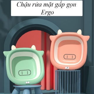 Chậu rửa mặt gấp gọn - thau rửa mặt gấp gọn dùng cho em bé chính hãng Ergo