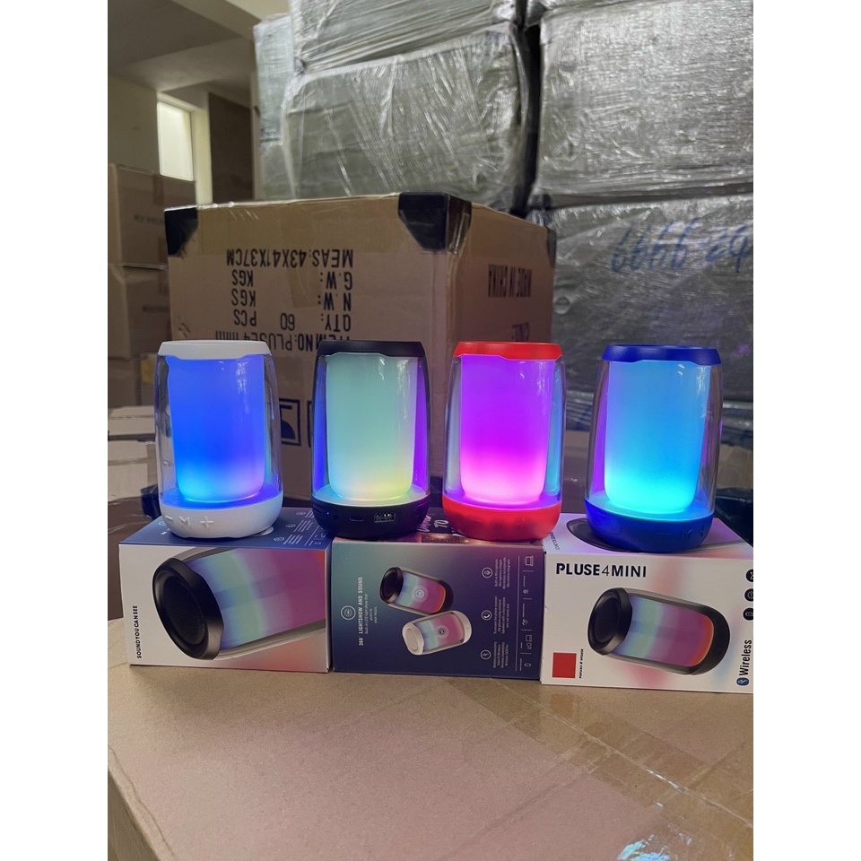 Loa Bluetooth Điện Thoại Đèn Led Pulse 5 Theo Nhạc MẪU MỚI Thiết Kế Đẹp Âm Thanh Hay