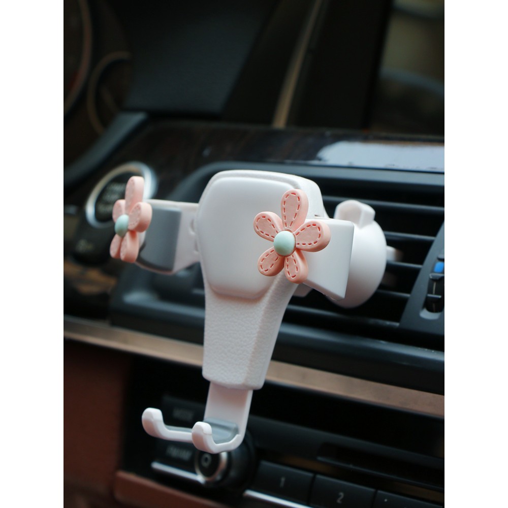 Giá đỡ điện thoại kẹp cửa gió điều hòa ô tô, Kẹp điện thoại để xe hơi | BigBuy360 - bigbuy360.vn