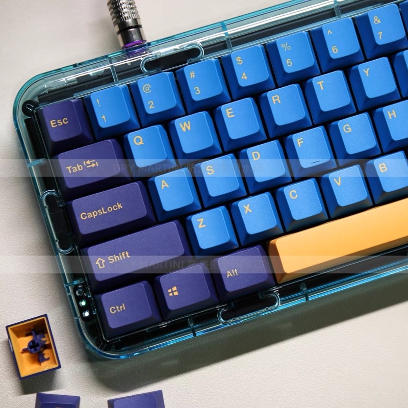 Keycaps Cho Bàn Phím Cơ In Dyesub Không Xuyên Led Chất Liệu Nhựa PBT OEM DOUBLESHOT NAUTILUS 123 PHÍM