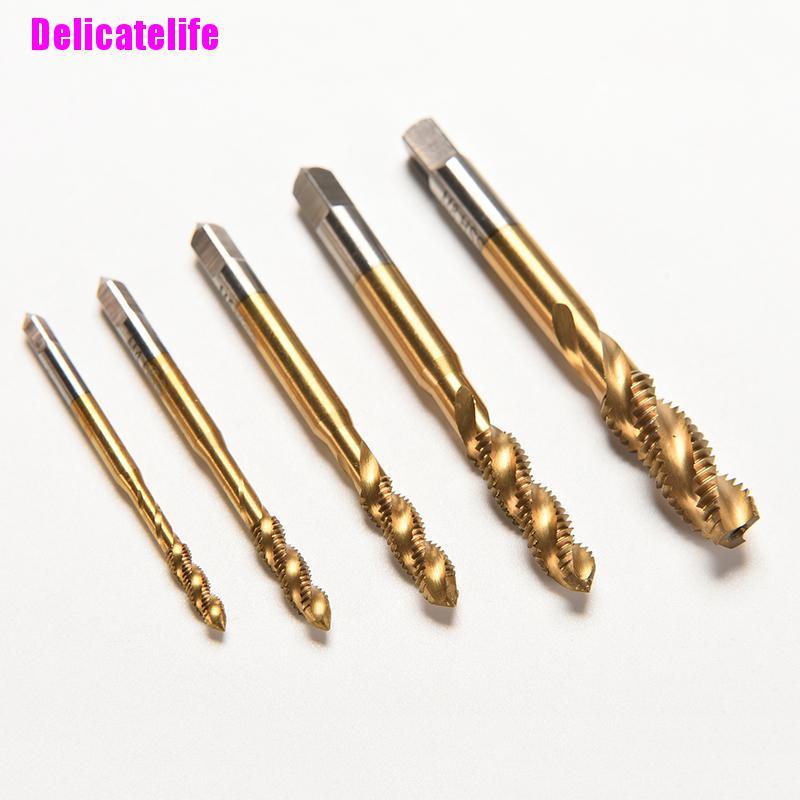 Bộ Mũi Khoan Xoắn Ốc Hss M3 M4 M5 M6 M8 Tốc Độ Cao