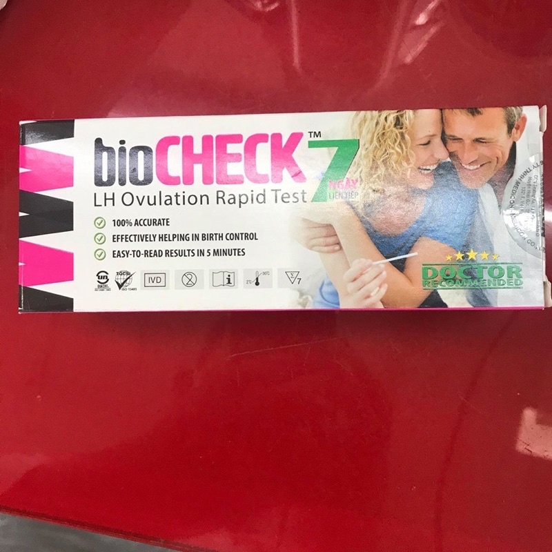 Que Thử Rụng Trứng BioCheck Test Hộp 7 Test