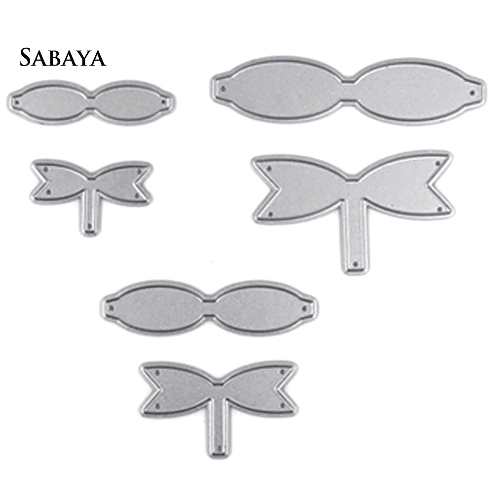 Set 6 khuôn cắt giấy kim loại kiểu dáng độc đáo