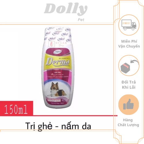 Sữa Tắm Dưỡng Da Trị Ghẻ, Nấm Cho Chó - Bio Derma 150ml