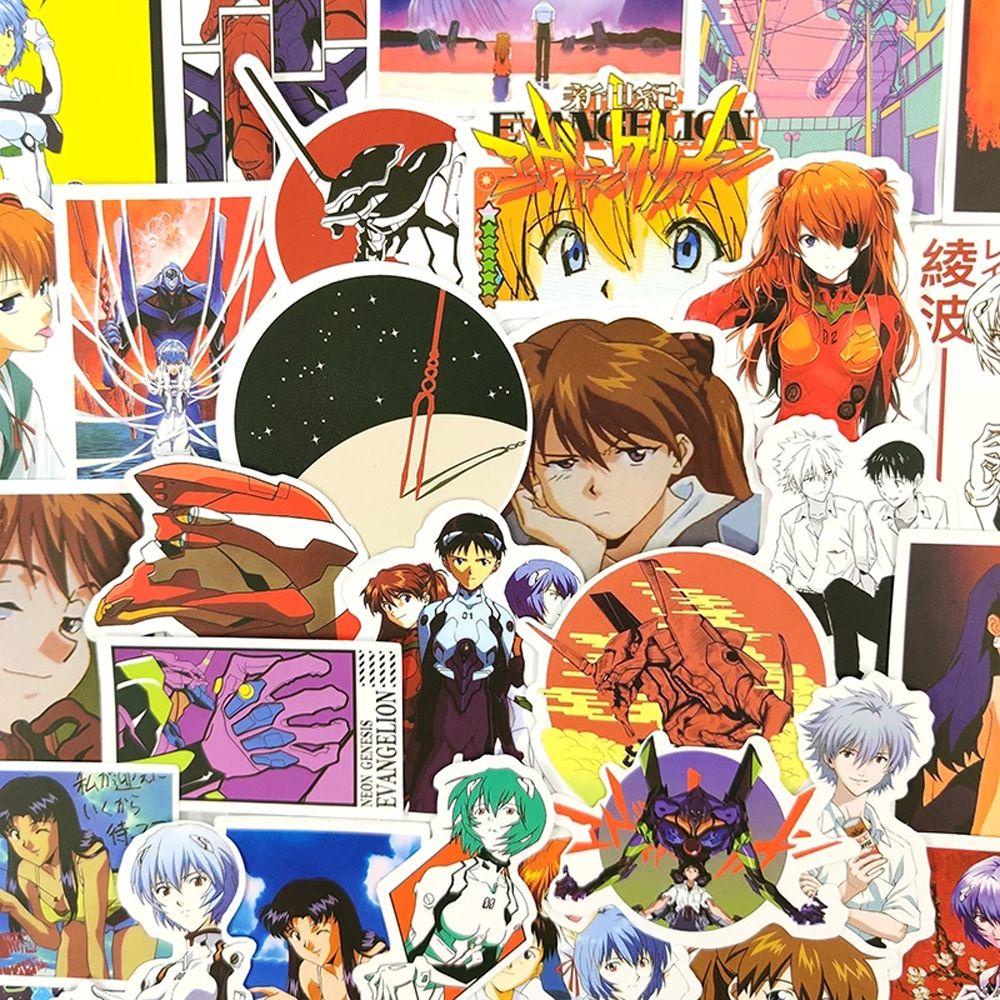 Miếng Dán Trang Trí Điện Thoại / Guitar / Laptop / Ván Trượt Chống Thấm Nước Họa Tiết Anime QUINTON Graffiti