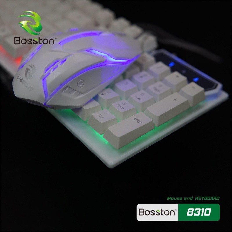 Combo bàn phím + chuột có dây BOSSTON 8310 chuyện game chính hãng | BigBuy360 - bigbuy360.vn