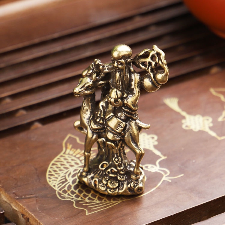 Giá Đỡ Trầm Hương Bằng Đồng Nguyên Chất Có Tay Cầm Hình Chú Rùa / Chim Hạc Phong Cách Cổ Điển