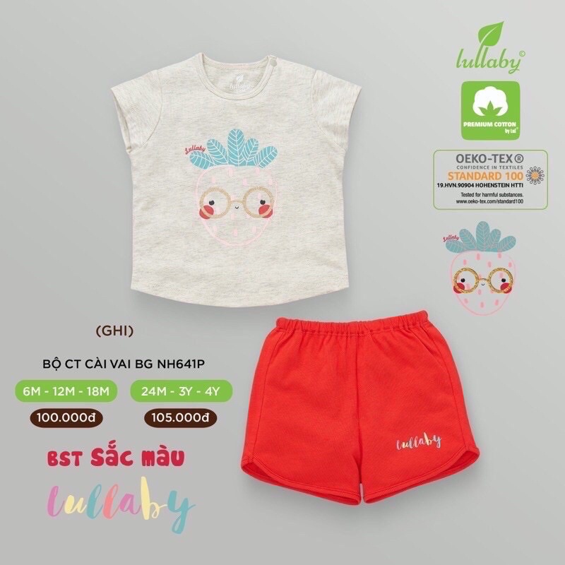 (xả hàng)Quần đùi viền gấu - NH619P - BST SẮC MÀU LULLABY