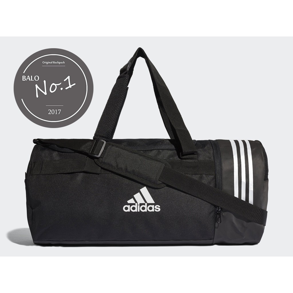 [ FREE SHIP] Túi trống Convertible 3 Stripes Duffel Bag-Size M