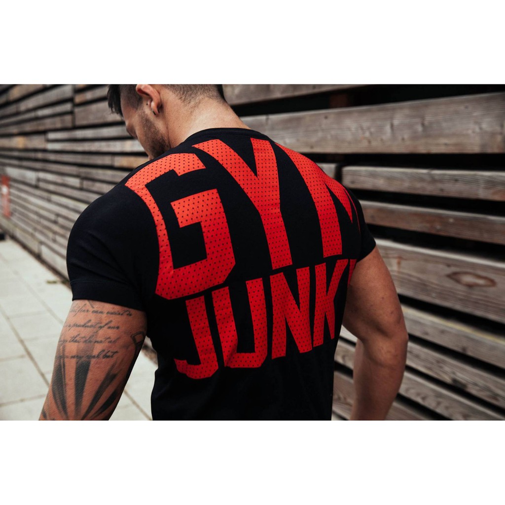 Áo Tập GYM Nam TSC30 - Áo Thun GYM Nam Gym Junky Ôm Body Nhập Khẩu Cao Cấp Cotton Thoáng Mát