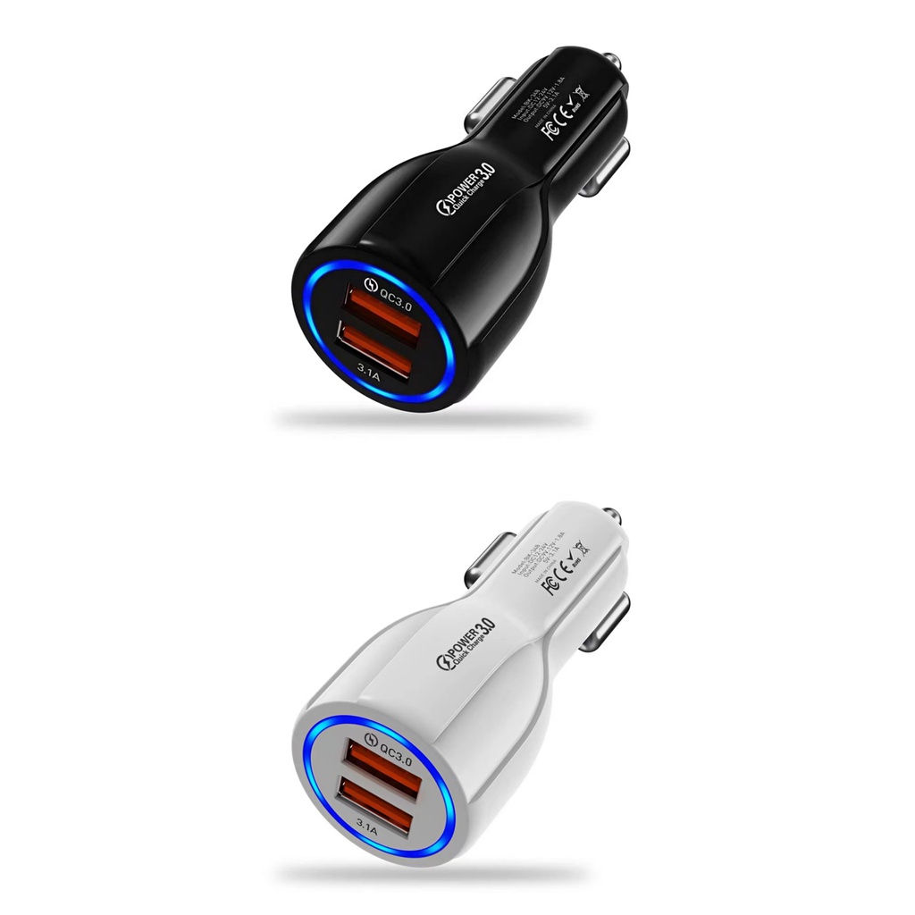 Tẩu Sạc Nhanh Qc3.0 4usb 3usb 20wpd 6 Cổng Usb Cho Xe Ô Tô