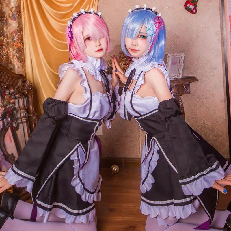 Bộ Đồ Hóa Trang Cô Hầu Gái Ram Rem Trong Phim Re: Zero