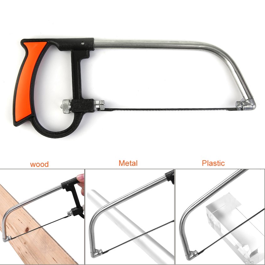 Bộ cưa gỗ 6 lưỡi cưa Magic Saw Woodworking Saws Hacksaw Frame Set For Mental Glass 6 Blades Model