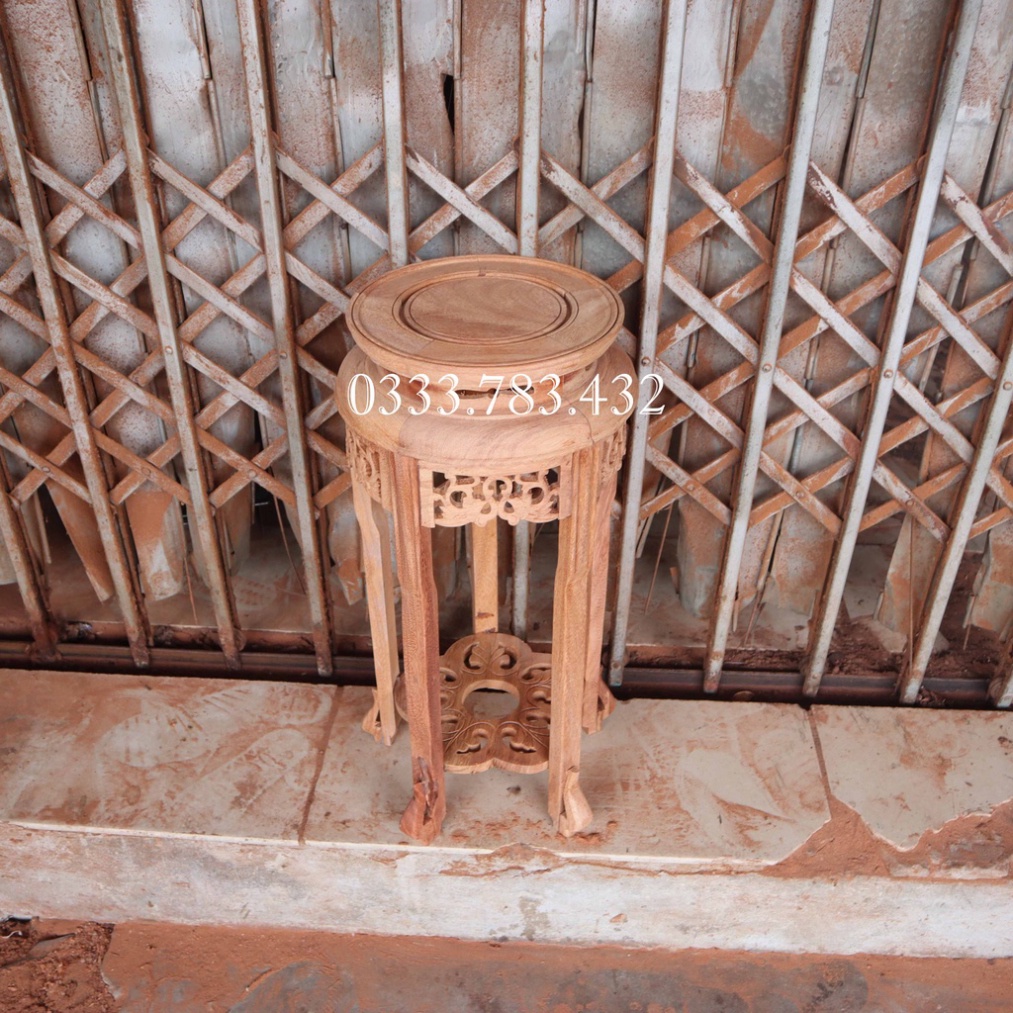 ĐÔN TRÒN PHƯỢNG PHÒNG KHÁCH GỖ GIÁC MẶT 30CM