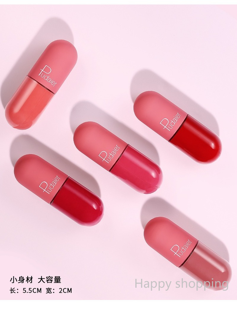 (Hàng Mới Về) Son Kem Lì Chống Dính Cốc 9 Màu Tùy Chọn Thiết Kế Hình Viên Thuốc Mini | BigBuy360 - bigbuy360.vn