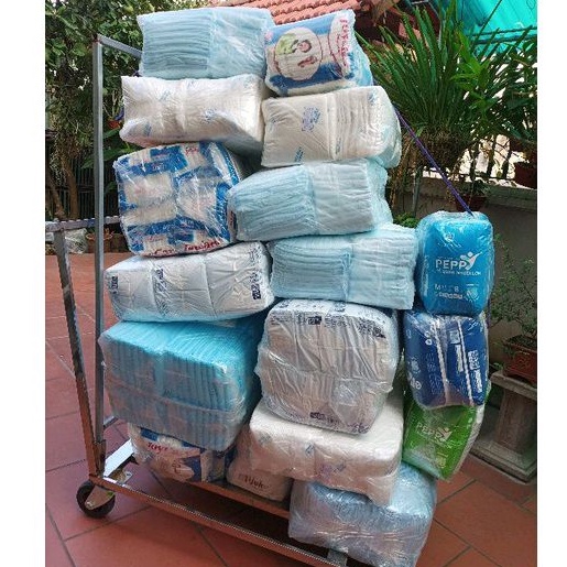 [COM BO 2 GÓI ] Bỉm dán việt thái 20miếng dùng cho nngười già và phụ nữ sau sinh size M/L từ 40-70 kg