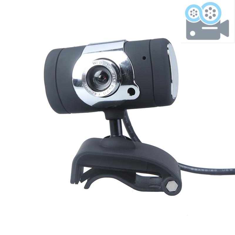 Webcam Usb 2.0 0.3 Million Pixels Hd Tích Hợp Micro Cho Máy Tính / Laptop Đen | BigBuy360 - bigbuy360.vn