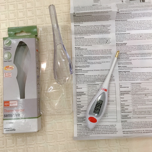 Nhiệt kế đo aponorm