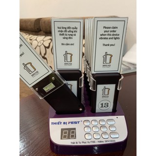 THIẾT BỊ TỰ PHỤC VỤ 8 THẺ RUNG ODER CAFE TRÀ SỮA Highlands Coffee ( hỗ trợ thiết kế logo)