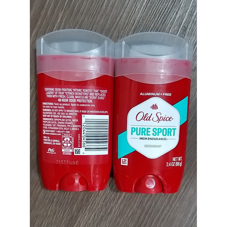 LĂN NÁCH KHỬ MÙI NAM OLD SPICE PURE SPORT DEODORANT 68g