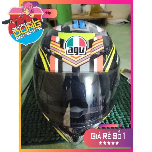 Decal dán nón full face Agv 46