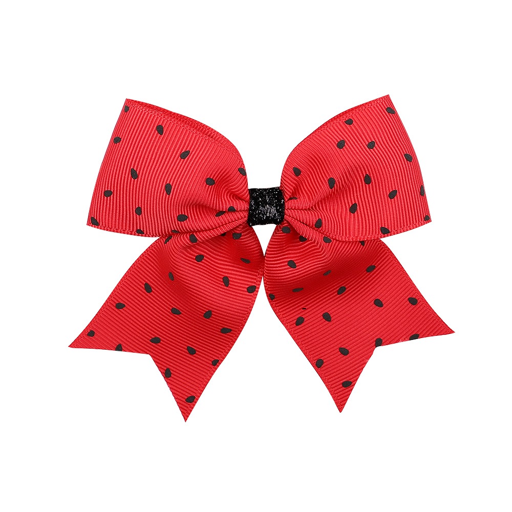 Kẹp tóc nơ lớn KIDSBOWS họa tiết dưa hấu dễ thương cho bé gái