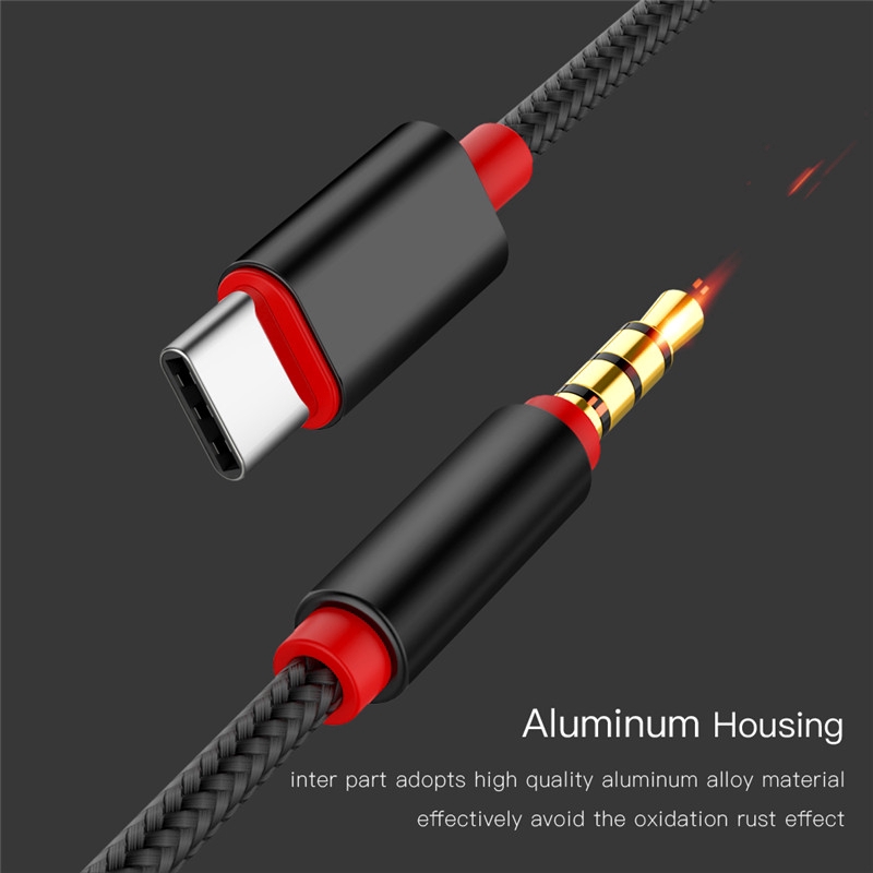 Cáp chuyển đổi âm thanh USB Type-C sang 3.5mm