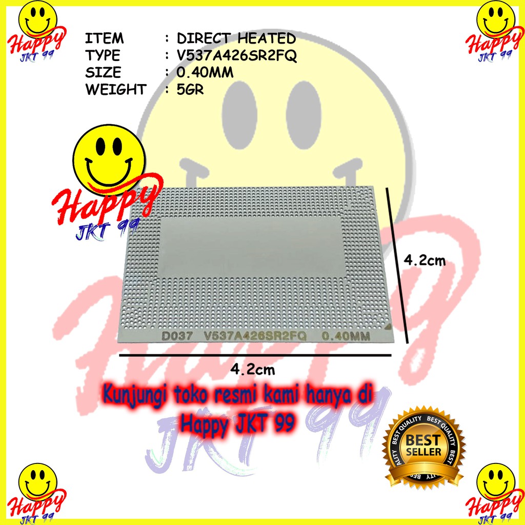 Đầu nối trực tiếp STENCIL SR34T i5-7440EQ 0.43MM V537A426SR2FQ | BigBuy360 - bigbuy360.vn