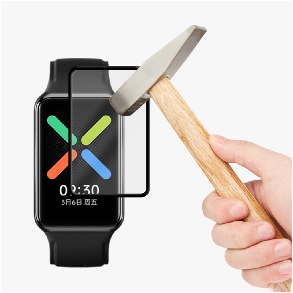 Miếng Dán Bảo Vệ Màn Hình Viền Cong 3D Cho Đồng Hồ OPPO