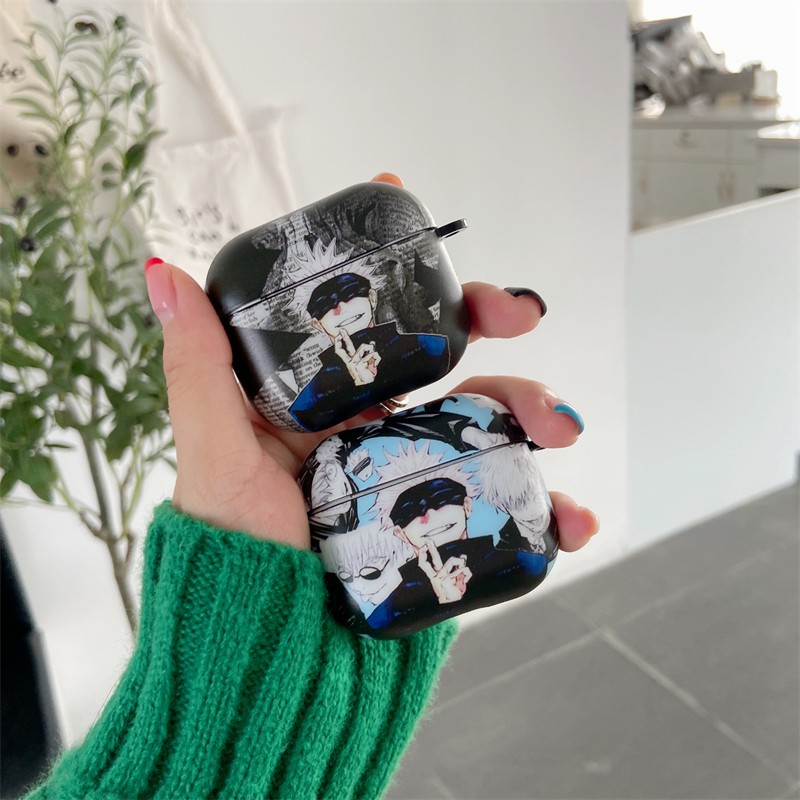 Vỏ Bảo Vệ Hộp Sạc Tai Nghe Airpods Pro Airpods3 gen3 AirPods2 Hình JUJUTSU KAISEN Gojo Satoru Ốp