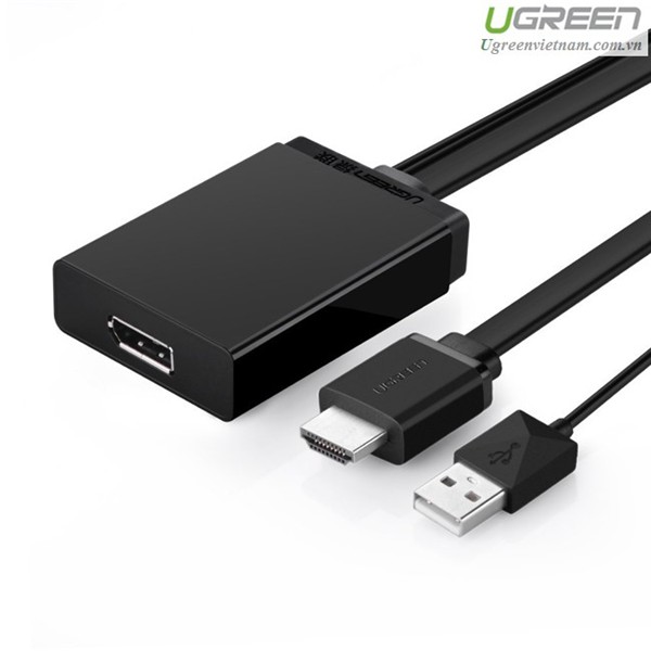 Cáp chuyển HDMI to Displayport Ugreen 40238 cao cấp- Hàng chính hãng